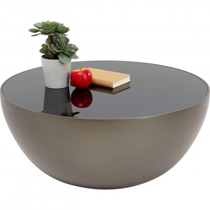 Table basse Lounge marron 80cm Kare Design