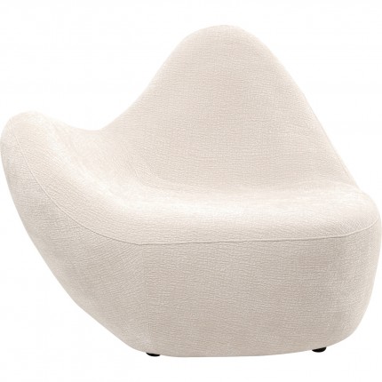 Fauteuil Glow Wave crème Kare Design