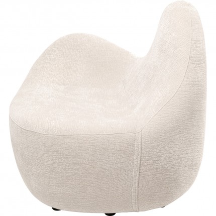 Armchair Glow Wave cream Kare Design
