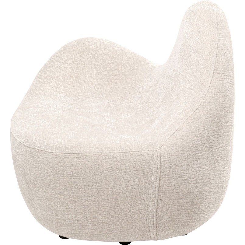 Fauteuil Glow Wave crème 116cm