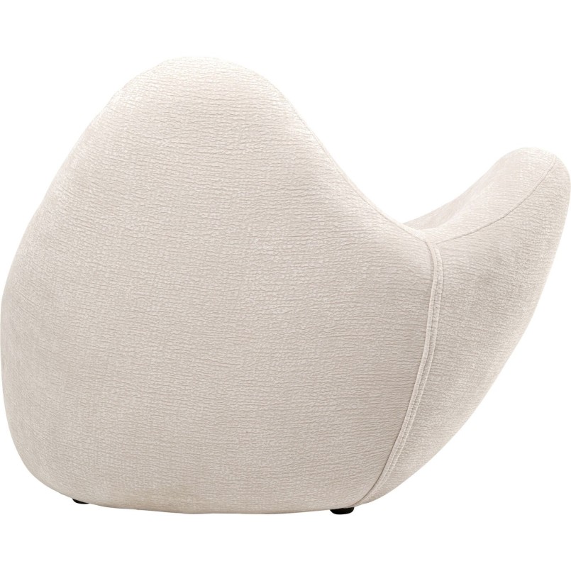 Fauteuil Glow Wave crème 116cm