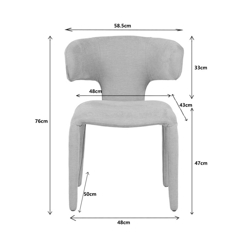 Chair Tobi red Kare Design