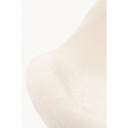 Fauteuil Glow Wave XL crème Kare Design