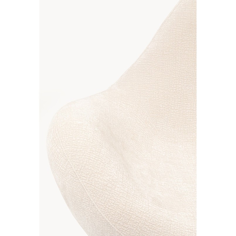 Fauteuil design beige - Glow Wave - Kare Design