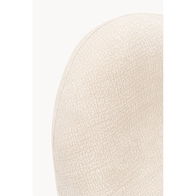 Fauteuil design beige - Glow Wave - Kare Design