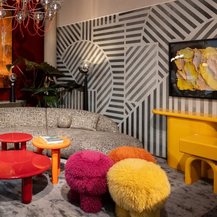 Console Eliano 120x35cm jaune Kare Design