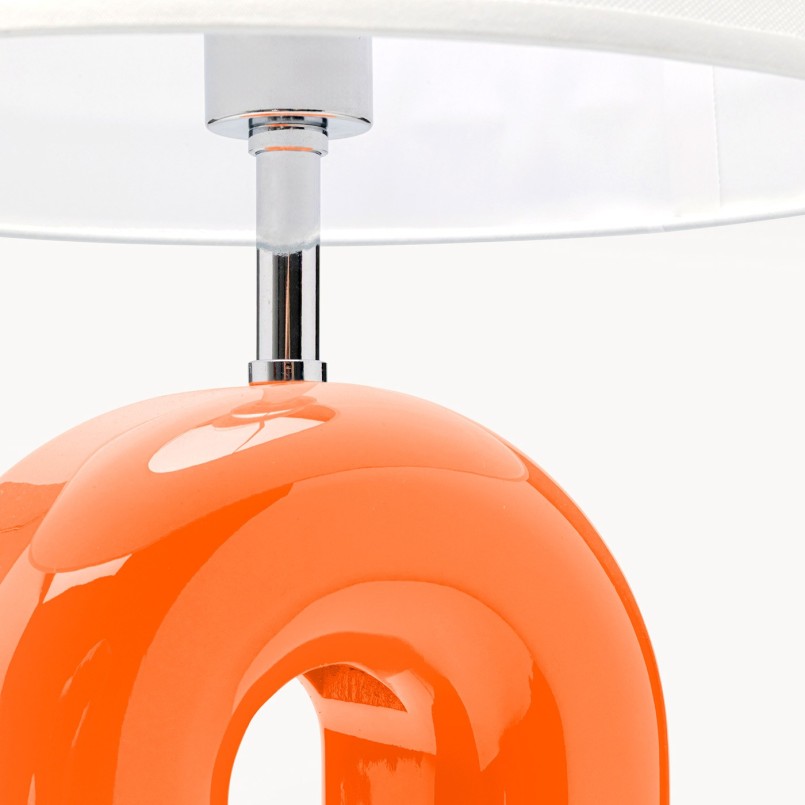 Lampe à poser orange - Eliano - Kare Design