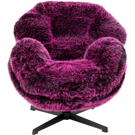 Swivel Armchair Cutie purple Kare Design