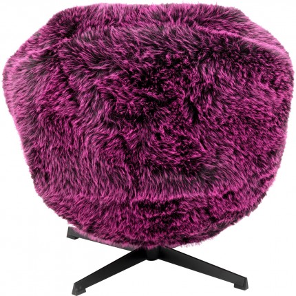 Swivel Armchair Cutie purple Kare Design