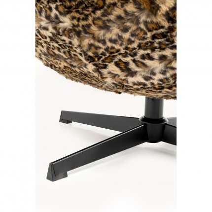 Swivel Armchair Cutie leopard Kare Design