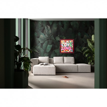 Tableau Frame Love Love 80x80cm Kare Design