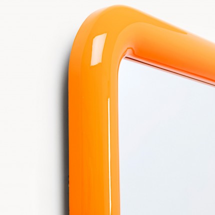 Miroir Eliano 90x90cm orange Kare Design