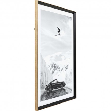 Framed Picture ski 86x126cm Kare Design