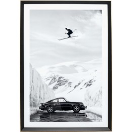 Tableau encadré Ski Stunt 86x126cm