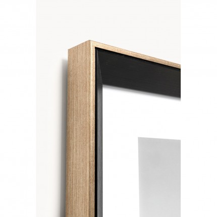 Affiche encadrée ski 86x126cm Kare Design