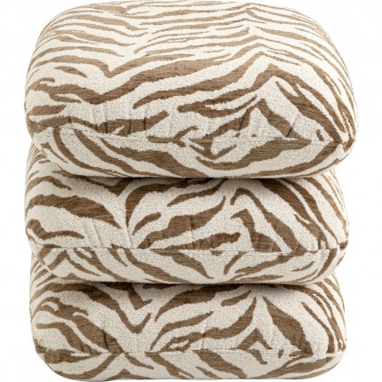 Swivel Stool Pepino 45x45cm tiger brown Kare Design