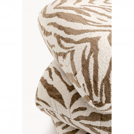 Swivel Stool Pepino 45x45cm tiger brown Kare Design