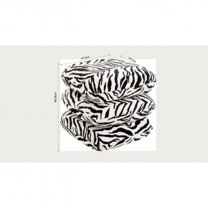 Swivel Stool Pepino 45x45cm tiger black Kare Design