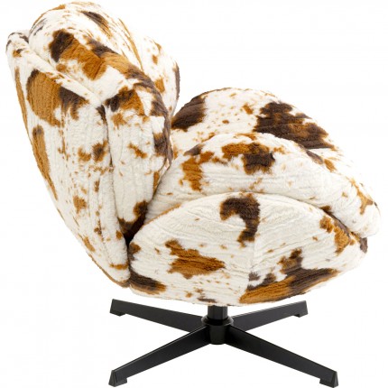 Fauteuil pivotant Cutie vache Kare Design