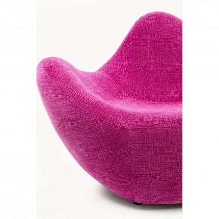 Armchair Glow Wave purple Kare Design
