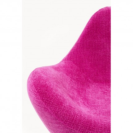 Fauteuil Glow Wave violet Kare Design