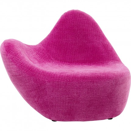 Fauteuil Glow Wave violet Kare Design