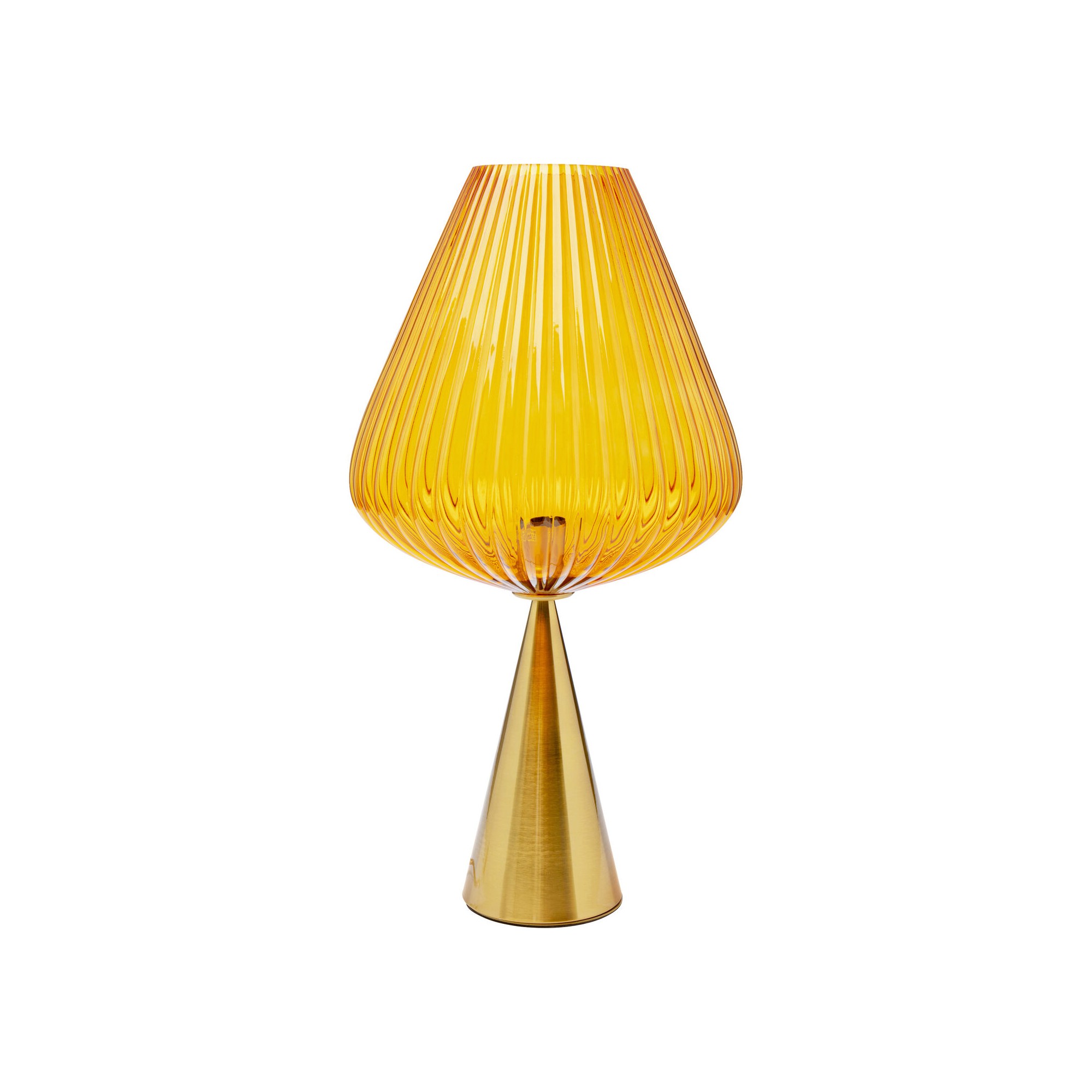 Lampe à poser Goblet orange 66cm