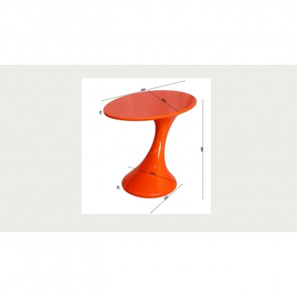 Side Table Lolly orange Kare Design