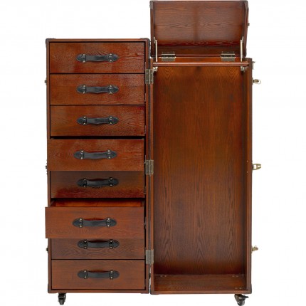 Wardrobe Trunk Globetrotter croco Kare Design