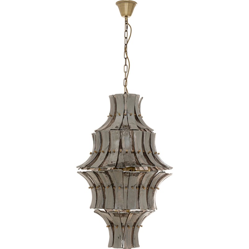 Suspension en verre fumé - Venezia - Kare Design