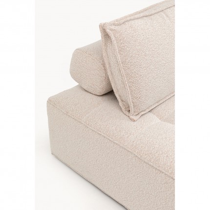 Outdoor Sofa Element Portofino pink Kare Design