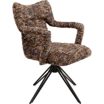 Chaise avec accoudoirs pivotante Chrissy Kare Design
