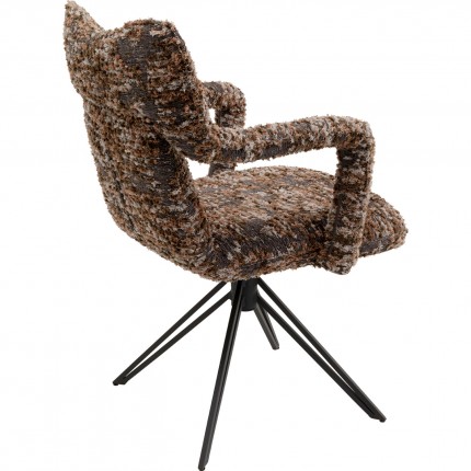 Chaise avec accoudoirs pivotante Chrissy Kare Design