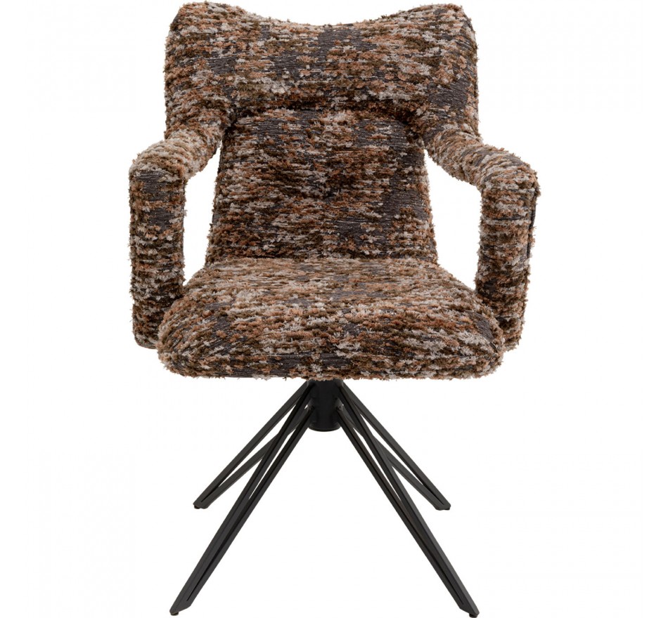 Chaise avec accoudoirs pivotante Chrissy Kare Design