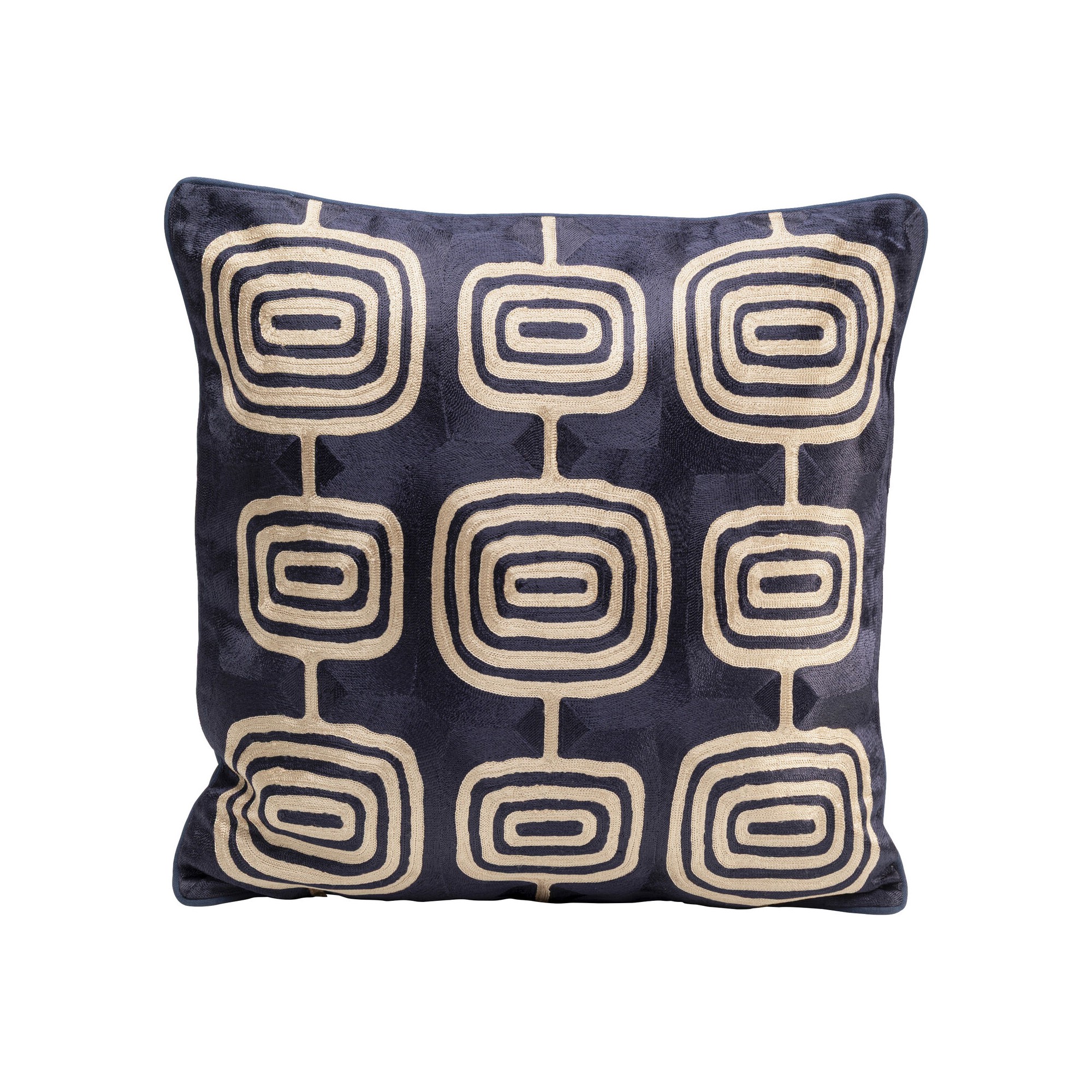 Coussin Catena doré 50x50cm