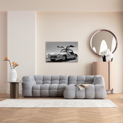 Tableau en verre voiture de profil 120x80cm Kare Design