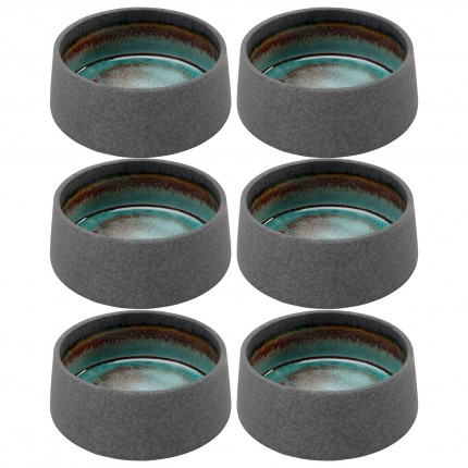 Bols Ari gris 13cm set de 6 Kare Design