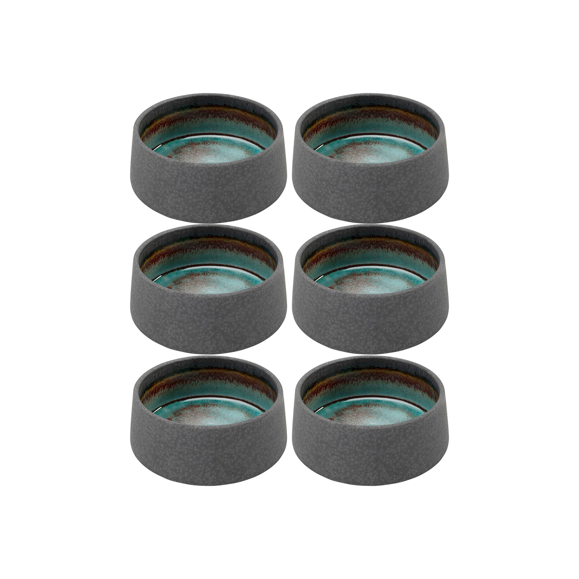 Bowl Ari grey 13cm (6/set) Kare Design