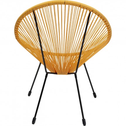 Outdoor Armchair Acapulco yellow Kare Design