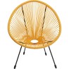 Fauteuil de jardin jaune - Acapulco - Kare Design