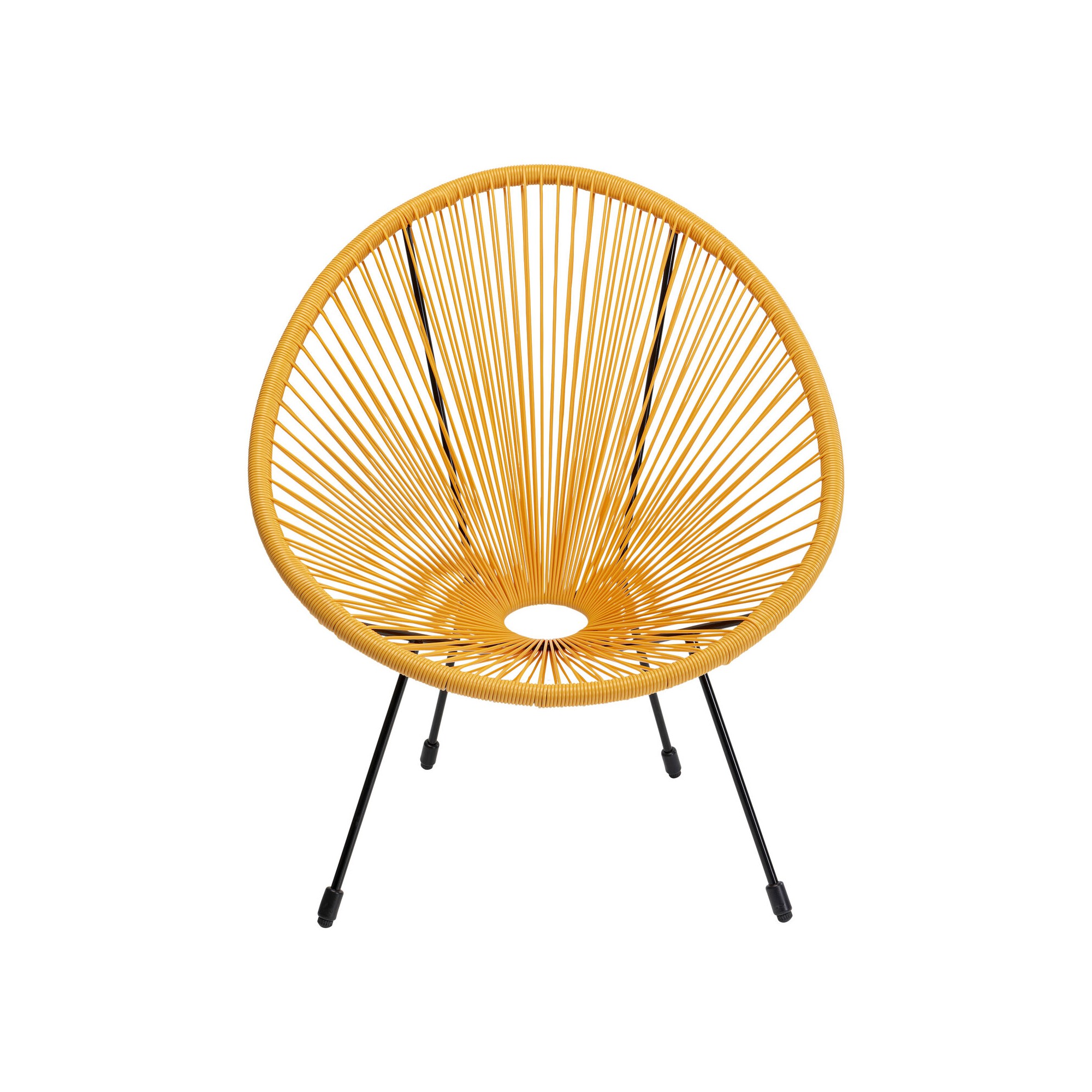 Outdoor Armchair Acapulco yellow Kare Design