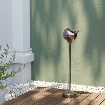 Cendrier sur pied Spheric noir Kare Design