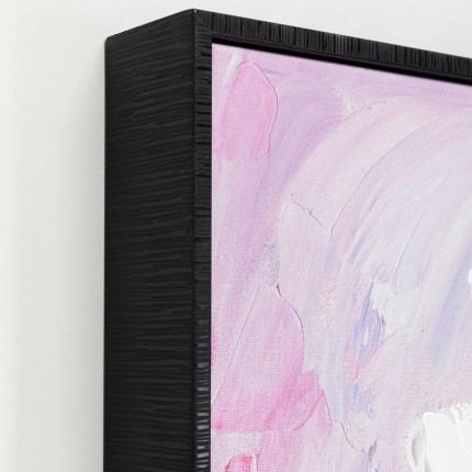 Tableau Frame prairie fleurie 80x80cm Kare Design