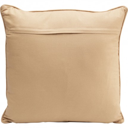 Coussin Meander jaune et beige Kare Design
