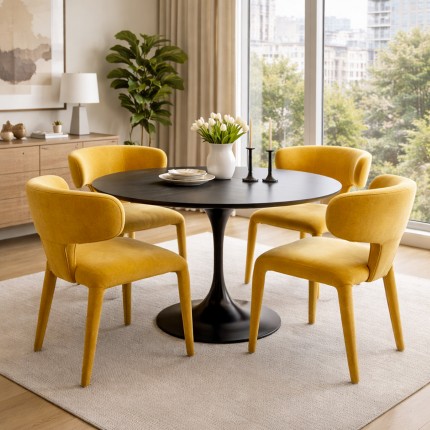 Chaise Tobi jaune Kare Design