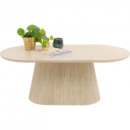 Table basse Alma Travertino 120x60cm Kare Design