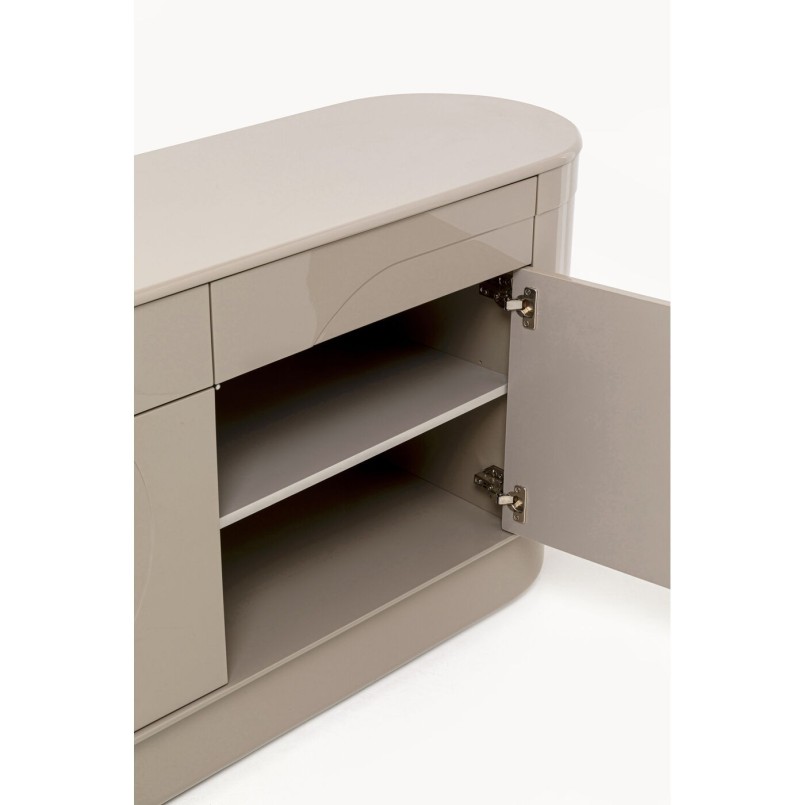 Buffet Groove taupe 160x76cm