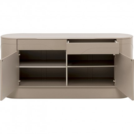 Sideboard Groove taupe Kare Design