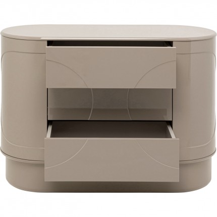 Commode Groove taupe Kare Design