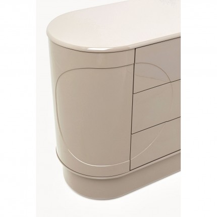 Commode Groove taupe Kare Design